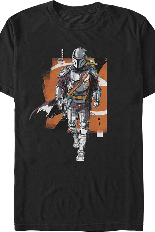 The Mandalorian And Grogu Journey Star Wars T-Shirt