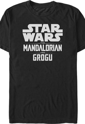 The Mandalorian And Grogu Logo Star Wars T-Shirt