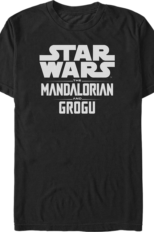 The Mandalorian And Grogu Logo Star Wars T-Shirt