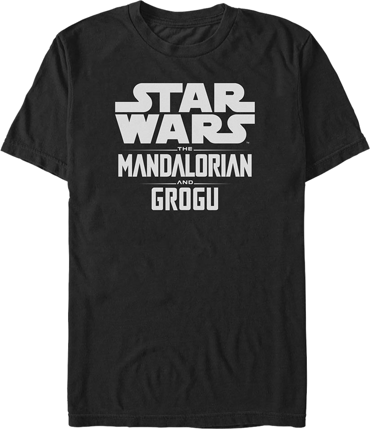 The Mandalorian And Grogu Logo Star Wars T-Shirt