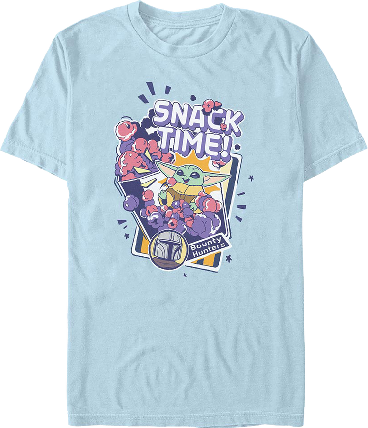 The Mandalorian And Grogu Snack Time Star Wars T-Shirt