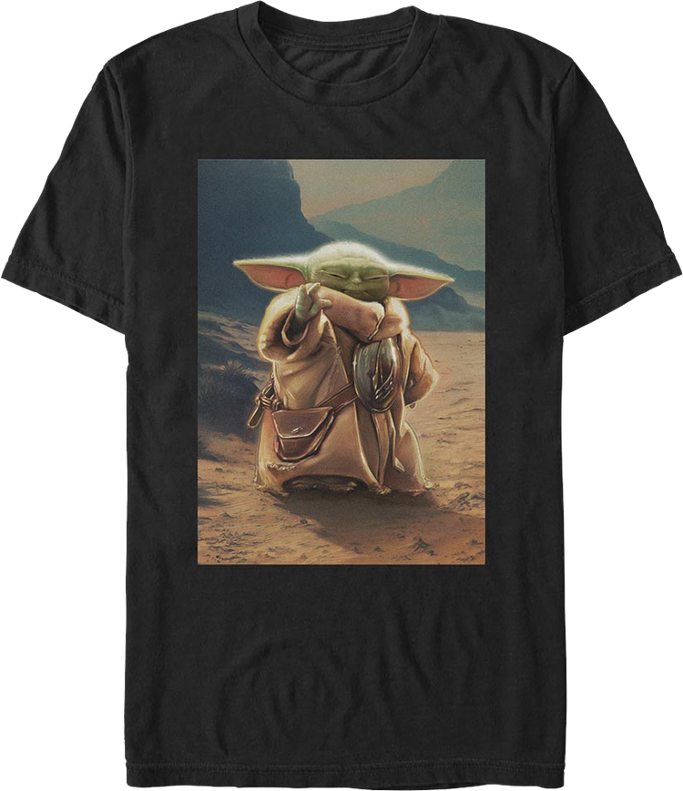 The Mandalorian And Grogu Use The Force Star Wars T-Shirt