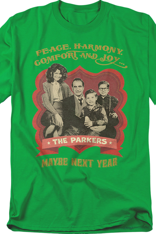 The Parkers Family Photo Christmas Story T-Shirt