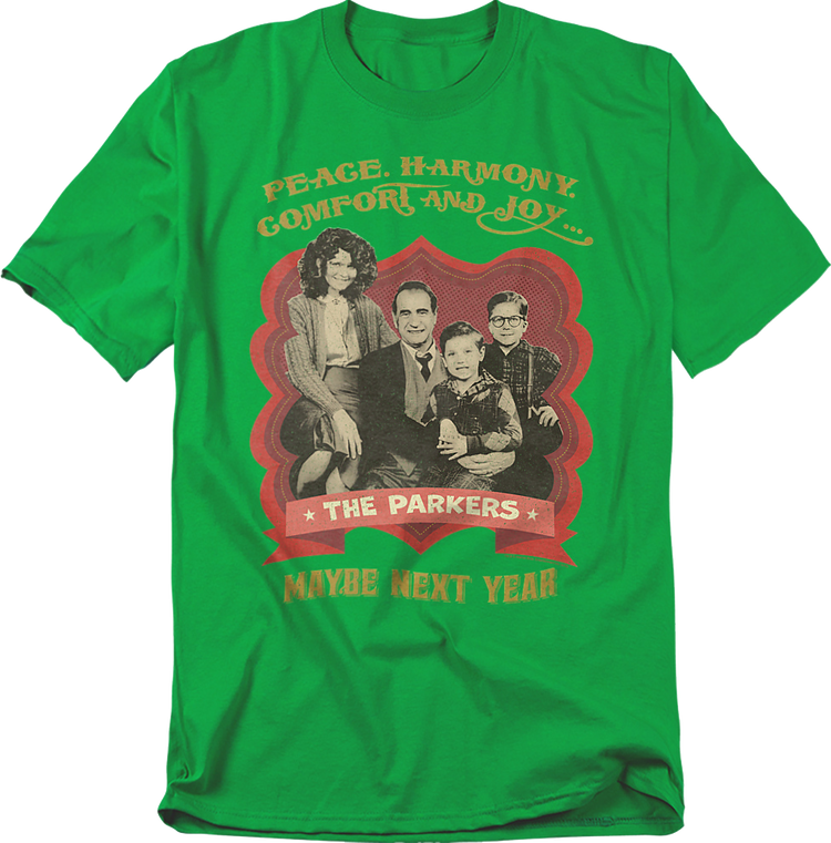 The Parkers Family Photo Christmas Story T-Shirt