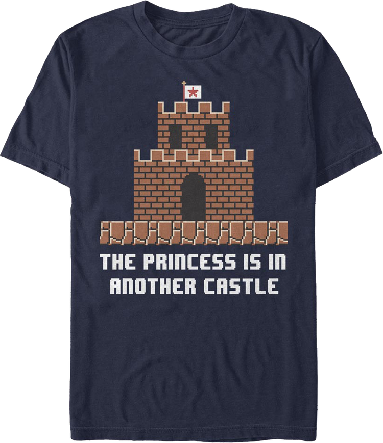 The Princess Is In Another Castle Super Mario Bros. T-Shirt