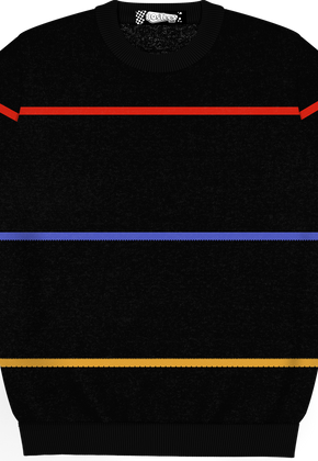 Theo Stripe Design Knitted Sweater