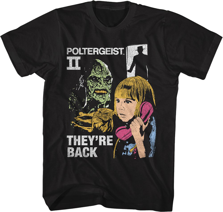 They're Back Collage Poltergeist II T-Shirt