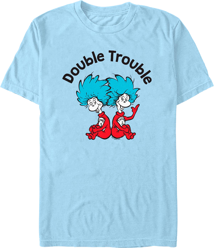 Thing 1 & Thing 2 Double Trouble Dr. Seuss T-Shirt