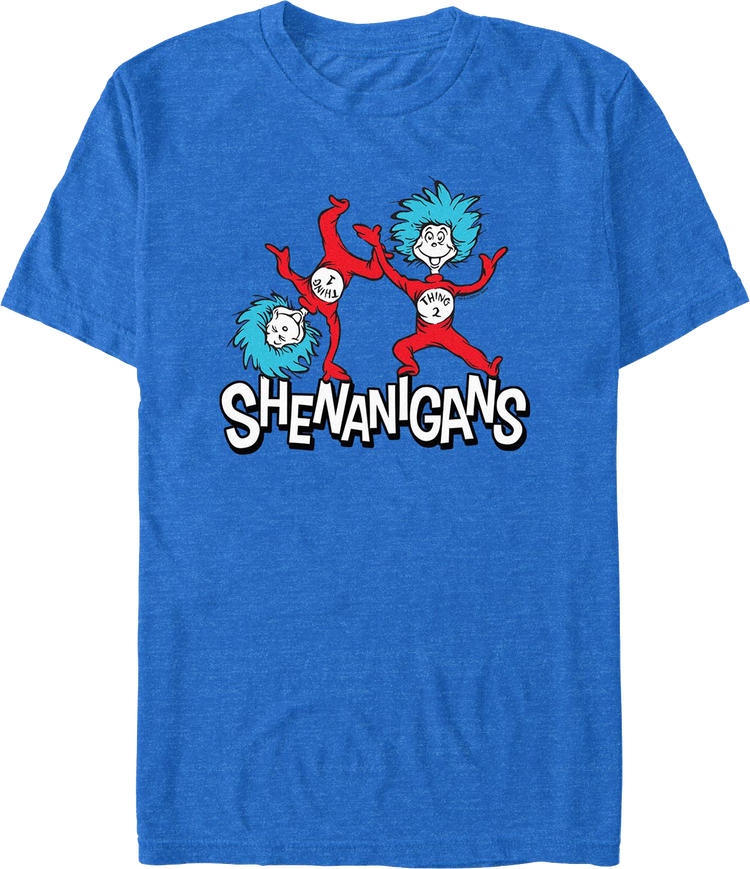 Thing 1 & Thing 2 Shenanigans Dr. Seuss T-Shirt