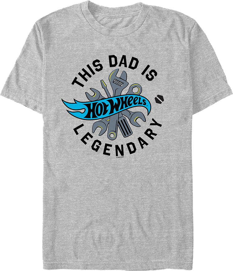 This Dad Is Legendary Hot Wheels T-Shirt