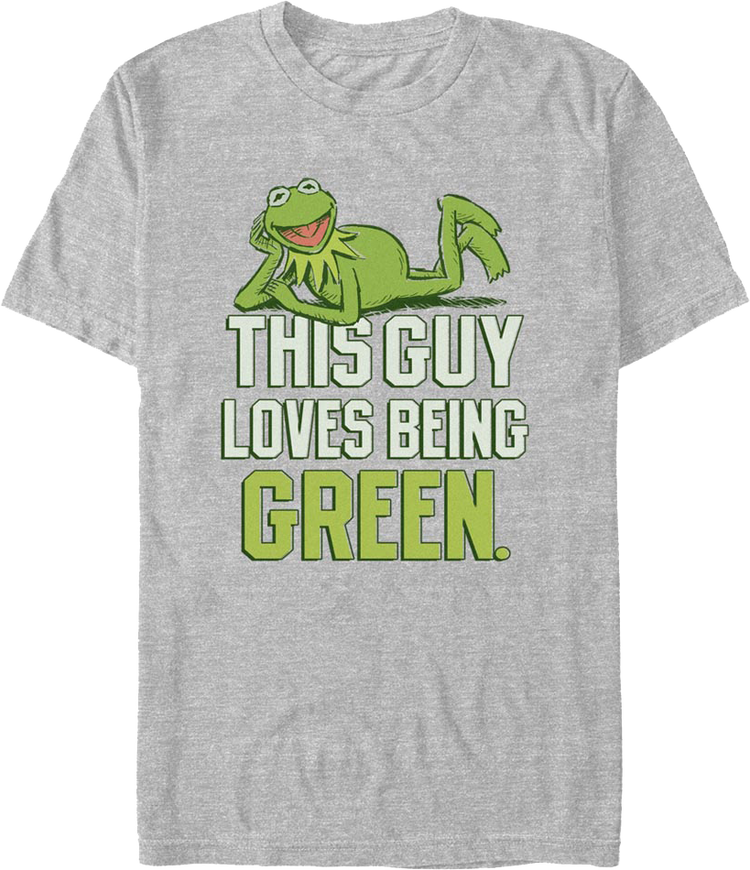 This Guy Loves Being Green Muppets T-Shirt
