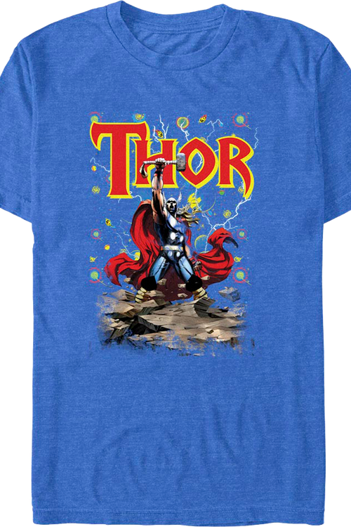 Thor Space Pose Marvel Comics T-Shirt