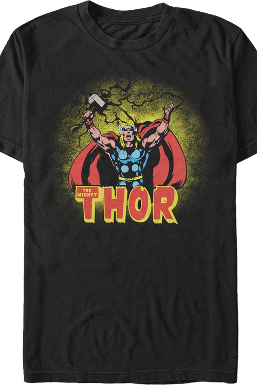 Thor Summon Lightning Marvel Comics T-Shirt