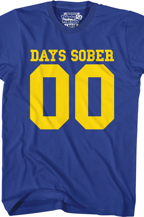 Days Sober Jersey T-Shirt