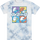 Tie Dye Japanese Blocks Smurfs T-Shirt