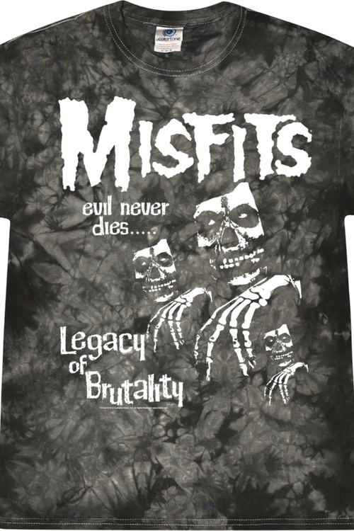Tie Dye Legacy Of Brutality Misfits T-Shirt