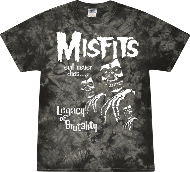 Tie Dye Legacy Of Brutality Misfits T-Shirt