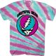 Tie Dye Lightning Skull Logo Grateful Dead T-Shirt thumbnail