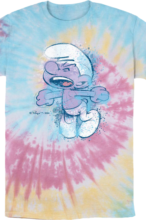Tie Dye Purple Smurf T-Shirt