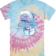 Tie Dye Purple Smurf T-Shirt thumbnail