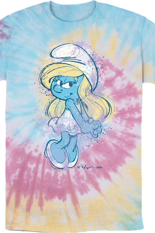 Tie Dye Smurfette Smurfs T-Shirt