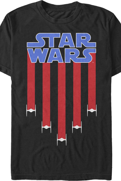 TIE Fighter Stripes Star Wars T-Shirt