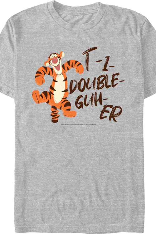 Tigger Spelling Winnie The Pooh T-Shirt