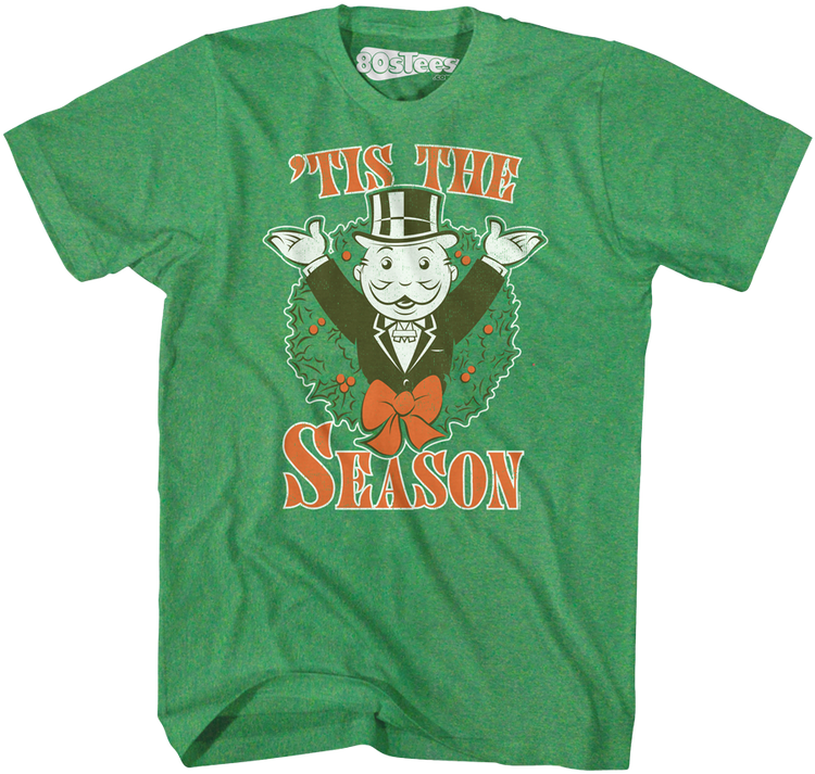 Pennybags Monopoly Christmas T-Shirt