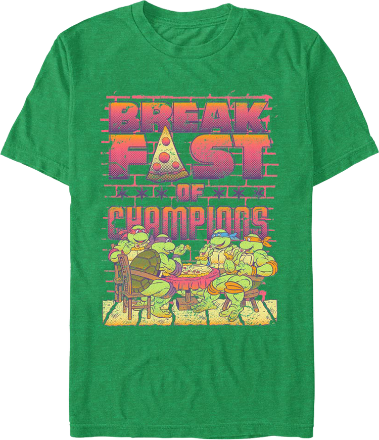 Breakfast Of Champions Teenage Mutant Ninja Turtles T-Shirt