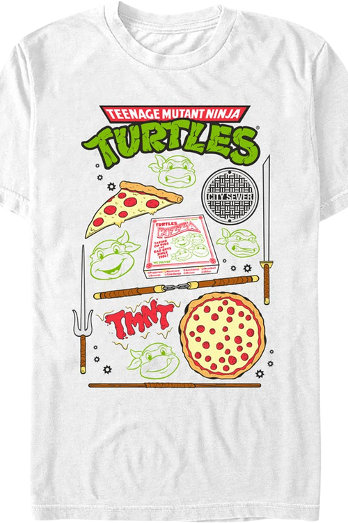 TMNT Icons Teenage Mutant Ninja Turtles T-Shirt