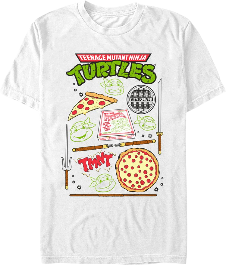 TMNT Icons Teenage Mutant Ninja Turtles T-Shirt