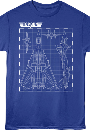 Tomcat Schematics Top Gun T-Shirt