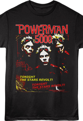 Tonight The Stars Revolt Powerman 5000 T-Shirt