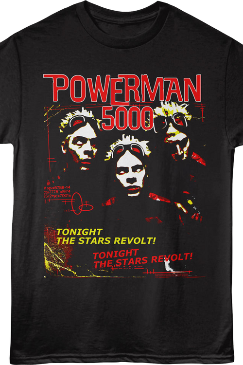 Tonight The Stars Revolt Powerman 5000 T-Shirt