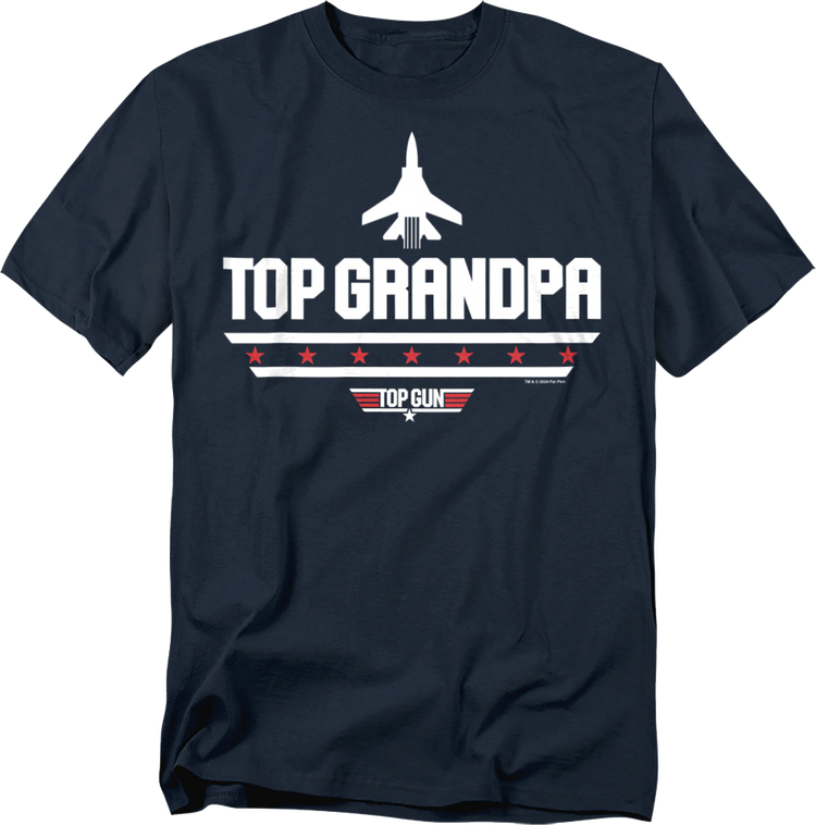 Top Grandpa Top Gun T-Shirt