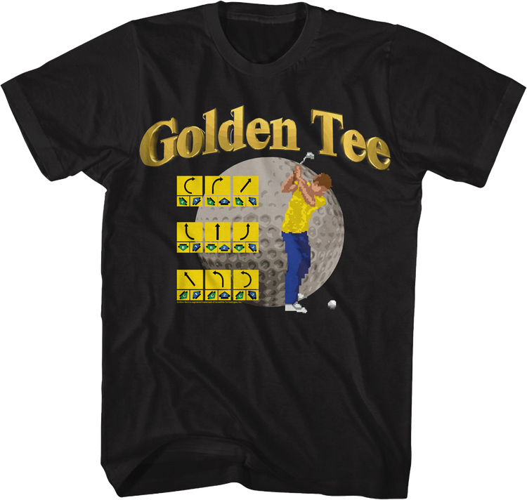 Trackball Control Golden Tee Golf T-Shirt