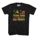 Train Hard Dad Harder Lionel Trains T-Shirt thumbnail