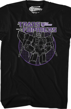 Starscream Circle Grid Transformers T-Shirt