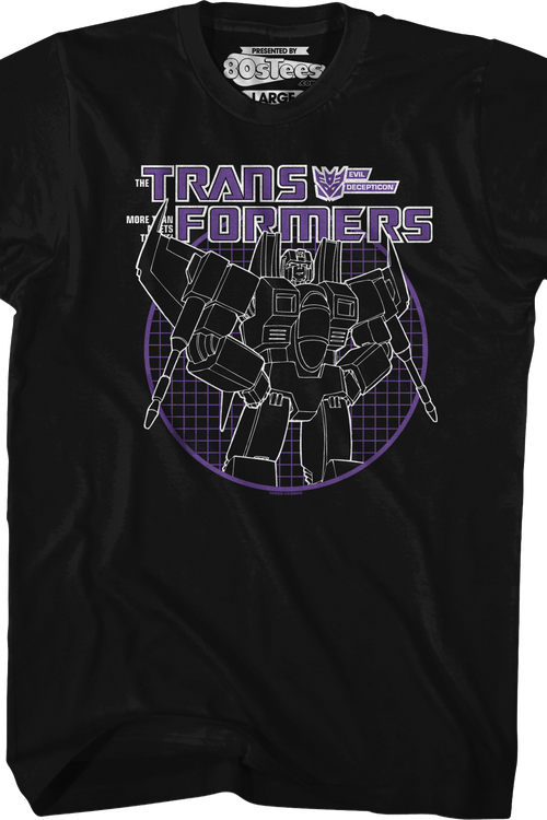 Starscream Circle Grid Transformers T-Shirt
