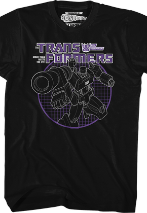 Megatron Circle Graph Transformers T-Shirt