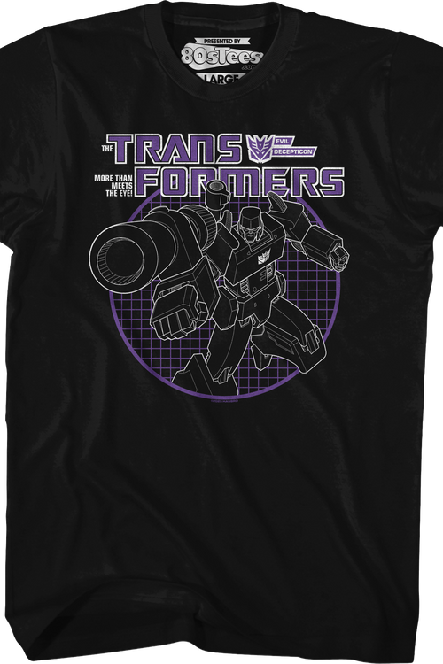 Megatron Circle Graph Transformers T-Shirt