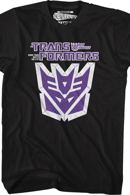 Decepticon 3-D Logo Transformers T-Shirt