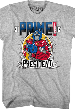 Transformers Prime For President T-Shirt
