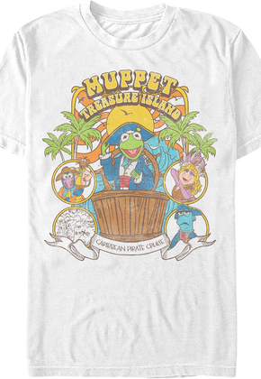 Treasure Island Caribbean Pirate Cruise Muppets T-Shirt