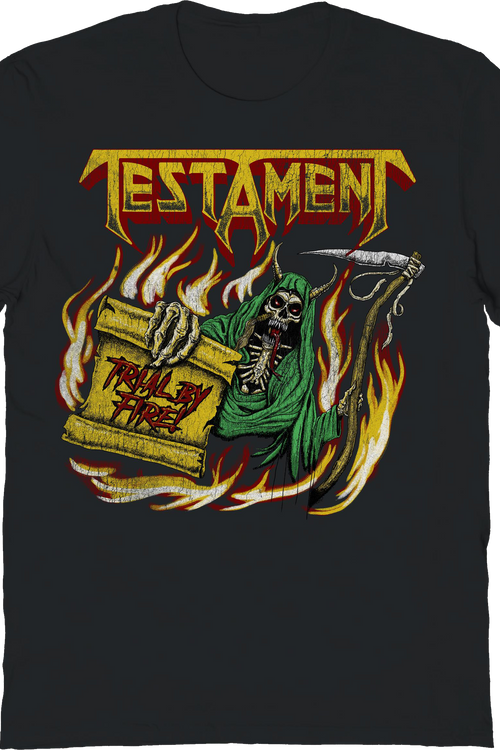 Trial By Fire Testament T-Shirt