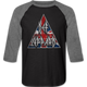 Triangle Def Leppard Raglan Baseball Shirt thumbnail