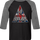 Triangle Def Leppard Raglan Baseball Shirt