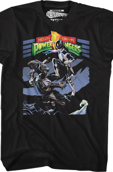 Tric Battle Mighty Morphin Power Rangers T-Shirt