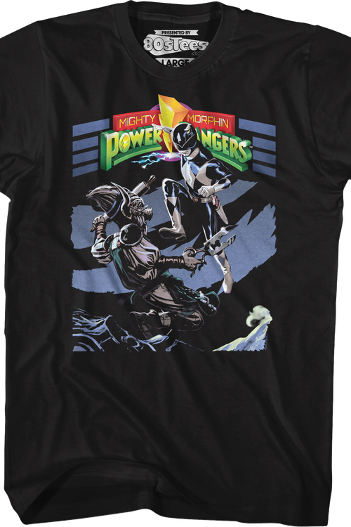 Tric Battle Mighty Morphin Power Rangers T-Shirt