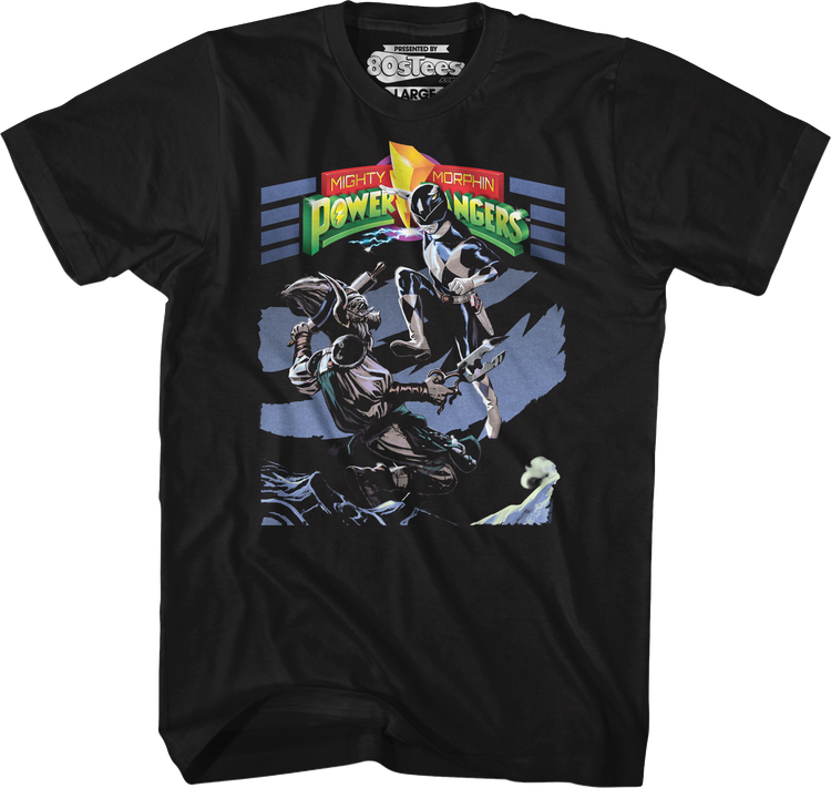 Tric Battle Mighty Morphin Power Rangers T-Shirt